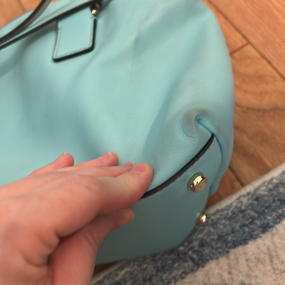 Kate Spade aqua colored Hampton Road Janie purse - Picture 5 of 6
